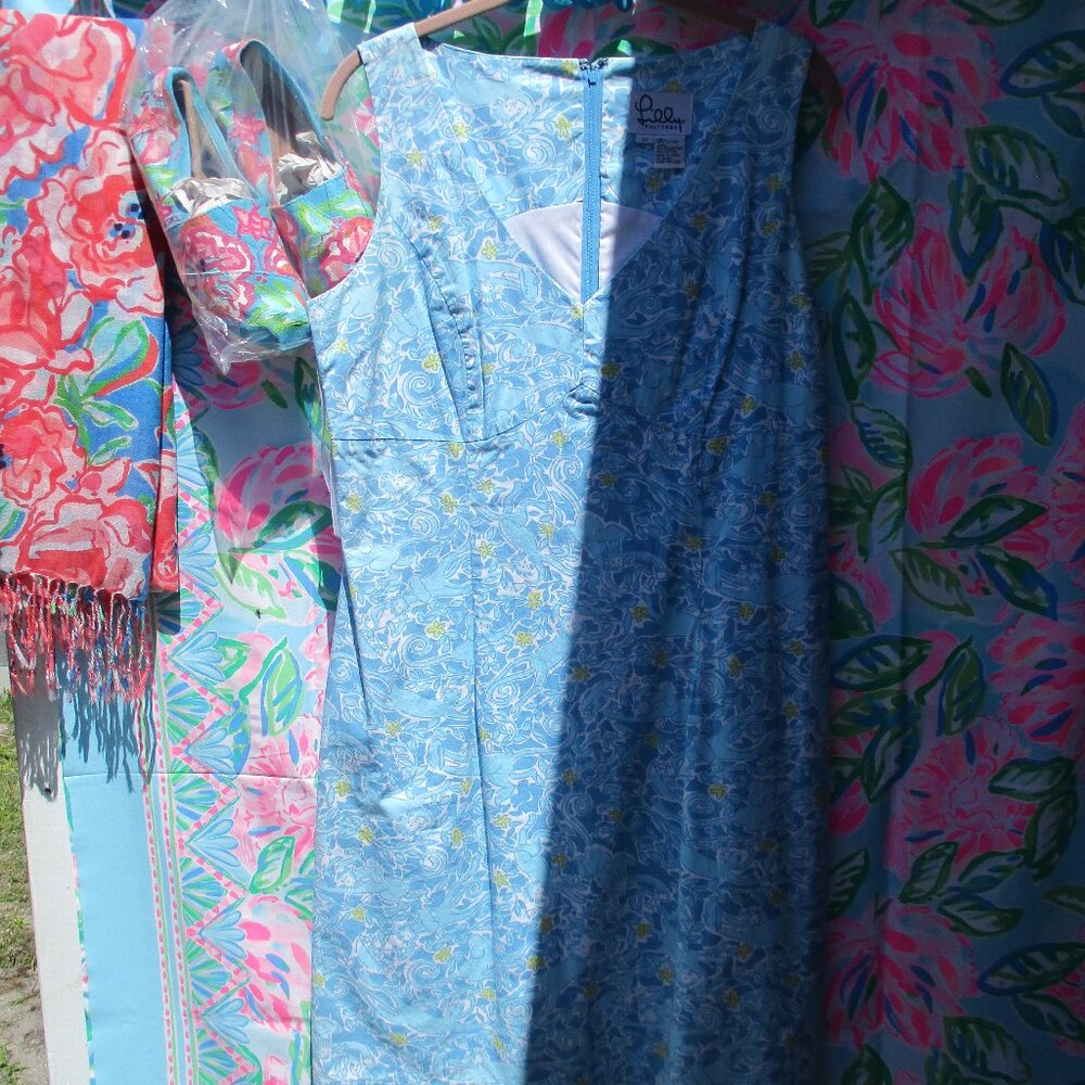 Lilly Pulitzer Kiss the Cook sz 12 Dress Monkeys